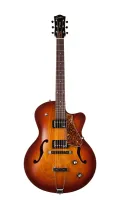 Godin 5th avenue cw kingpin ii hb cognac burst  полуакустическая электрогитара, цвет санбёрст