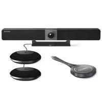 Видеобар Infobit [iCam VB80 Kit] : устройство всё-в-одном, кнопка в комплекте - Auto Framing / Speaker Tracking / Presenter Tracking (4 места)
