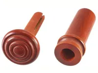Violin endpin Acura In Sight VE-NIEG2M - Grade A boxwood endpin with three grooves with sound post installation control hole for 4/4-3/4 violin