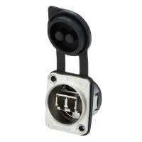 Seetronic SO2-4FDW- Панельный оптический разъем LC Duplex (розетка), IP65, серебристый