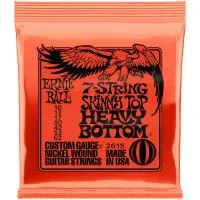 ERNIE BALL 2615 - струны для 7стр. эл.гитары Nickel Wound Skinny Top Heavy Bottom Slinky 7 (10-13-17-30-42-52-62)