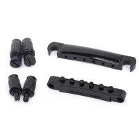 M678 Бридж Tune-O-Matic и стоп-бар для Gibson Les Paul, черный, Musiclily