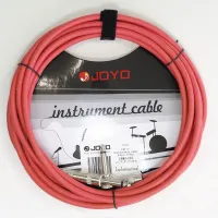 JOYO CM-12 Cable Red инструментальный кабель, 4,5 м, TS-угловой TS 6,3 мм