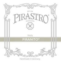 Pirastro 625000  Piranito Комплект Струн для Альта (medium), металл, сталь/ хром сталь, шарик