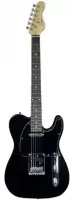 S-G17-BK электрогитара TELECASTER 6 струн, корпус ольха, привинченный кленовый гриф, 22 лада, мензура 648 мм, датчики SS, 1V, 1T, 3х позиционный переключатель, цвет BK (черный), Smiger