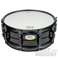 PC-CXV01 HANWEI малый барабан 14"х5,5", корпус сталь, штампованные обода 2,3 мм с 10 отверстий, пластики Remo UT натяжитель пружин тип G, фурнитура черный никель,PC drums & Percussion