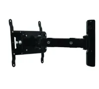 B-Tech BT7514/PB - Настенное крепление для плазменной и ЖK-панели, регулировка поворота (2 точки) и наклона, для панелей до 42", цвет - черный
