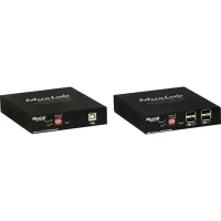 Приемник-декодер [500770-RX] MuxLab 500770-RX , KVM и HDMI over IP, сжатие JPEG2000, с PoE