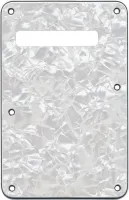 FENDER STRATOCASTER® BACK PLATE STRATOCASTER TREMOLO CAVITY COVER 4-PLY WHITE MOTO