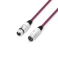 Adam hall k3 mmf 0050 pur - кабель микрофонный, xlr (f) - xlr (m), 0.31 мм2, 0.5 м, фиолетовый