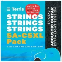 TERRIS SA-CSXL-Pack - Струны для акустической гитары