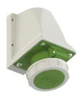 PCE Розетка настенная 16А/24-42V/2P+E/IP67, никелированные контакты 1832-2v