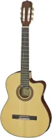 ARIA A-10CE N - электроакустическая классическая гитара с вырезом, верхняя дека: ель, задняя дека и обечайка: сапеле, гриф: нато, накладка: техвуд, преамп: Aria MG-30, цвет: глянцевый натуральный