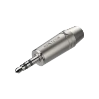 ROXTONE RMJ3PP-45-NN Разъем Jack RMJ3PP-45-NN (кабель до 4,5мм.)3,5 мм, стерео. Корпус из цинкового сплава под кабель (до 4,5мм.), контакты: никелерованая бронза, цвет: серебро. 1шт/PE пакет<br> 20 PE пакетов в коробке (22*17*5.5cm)<br> 20 коробок в карто