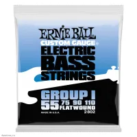 ERNIE BALL 2802 Flatwound 55-110 - Струны для бас-гитары