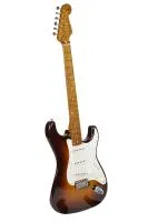 FENDER CUSTOM SHOP Ltd. Ed. Roasted Pine Stratocaster Wide-fade Chocolate 2TSB электрогитара, цвет санберст, кейс в комплекте