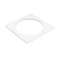 Kondator 935-PF01W- Металлическая рамка для 1 встраиваемой розетки серии Powerdot, белая