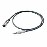 PROEL BULK230LU5 - микрофонный кабель, 6.3 джек стерео <-> XLR (папа), длина - 5 м