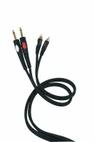 DIE HARD DH535LU3 - проф. аудио кабель,  2х джек моно 6.3мм <-> 2х RCA, длина 3 м