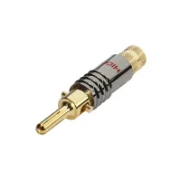 Sommer Cable HI-BM08-RED- 
			Разъем «банан» с резьбовым зажимом