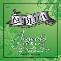 AM Argento PURE SILVER Комплект струн для классической гитары La Bella