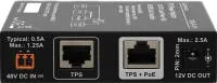 Lightware tps-pi-1p1, однопортовый инжектор питания для устройств моделей umx-tps-tx120/130/140, wp-umx-tps-tx120/130-us, sw4-tps-tx240 и tps-tx210/220.