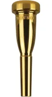 Trumpet mouthpiece bach mega tone 5c k3515cgp - gilded trumpet mouthpiece with doubled weight and slightly wider throat for more powerful and dark sound. medium cup. inner cup diameter 16.25 mm. fairly flat rim