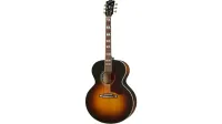 GIBSON J-185 Original Vintage Sunburst электроакустическая гитара, цвет санберст, в комплекте кейс