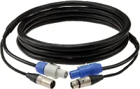 ETC PowerCon/DMX to PowerCon/DMX 2m power thru cable 2м последовательный кабель питания PowerCon/DMX - PowerCon/DMX 3 x 1mm2.
