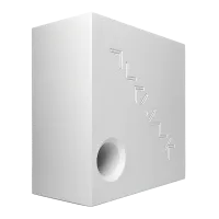 AVCLINK C-BASS W Компактный пассивный двухканальный (стерео) суббас для применения в системах 2.1 Мощность  2 х 60 ватт, сопротивление 2х8 Ом,  белый