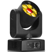 CLAY PAKY MINI-B Вращающаяся голова LED-WASH-BEAM. 7 LED-чипов RGBW 40 Вт, диапазон ЦТ 2500К–8000К, световой поток 3420 лм, угол раскрытия луча 4°–34° (6°–55°)