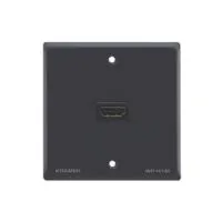Kramer [wp-h1m/eu/gb(g)] настенная панель-переходник с проходным разъемом hdmi; цвет серый