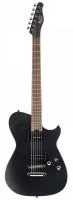 MBM-2P SBLK подписная электрогитара Matthew Bellamy, корпус липа, привинченный гриф клен/лавр, 22 лада, 25,5", локовые колки Cort, датчики Manson Humbucker + P90, kill button, цвет матовый черный