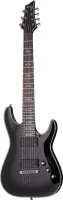 SCHECTER HELLRAISER C-7 BLK - 7 струнная электрогитара, 24 лада, корпус: красное дерево с топом из волнистого клёна, гриф: красное дерево, 3 куска, накладка палиснадр, вклееный, звукосниматели: HH, EMG 707TW, EMG 707TW, регулировки: громкость (push-pull),