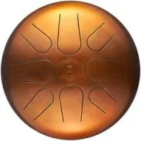 Inoy in22sv19 chakras svadhishthana  глюкофон, 8 нот, 2 палочки, чехол, цвет оранжевый