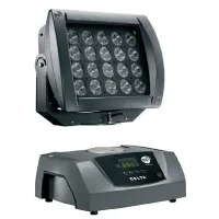 DTS DELTA B TRILED MEDIUM, Black Полноповоротный "moving head" прожектор - колорченджер: 40 полноцветных 3 W LED RGB, 2800 lum, оптическа 25 гр, 3 степени свободы движения, IP-65