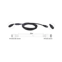 TS-20D, удлинитель 6-pin m-f, 20м