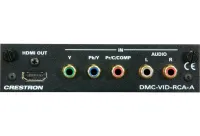 Crestron DMC-VID-RCA-A, входная плата для модульных матричных коммутаторов серии DM. Вход RCA аналог. YPbPr/S-Video (Y/C)/NTSC, PAL. Аудио L/R, HDMI OUT (1)