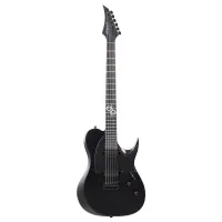 Solar guitars t2.6c  электрогитара, hh, fixed bridge, цвет черный матовый