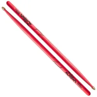 ZILDJIAN Z5AACDGP 5A ACORN NEON PINK барабанные палочки с деревянным наконечником, неоновые, цвет- неоновый розовый, орех