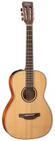 TAKAMINE CP400NYK электроакустическая гитара типа New Yorker с кейсом, цвет - натуральный, верхняя дека - массив кедра, нижняя д