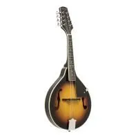 STAGG M20 S-Мандолина блюграсс.Дека: цельная ель, обечайки и низ: липа, гриф: nato, накладка грифа: палисандр, мостик: черный клен, звуковые отверстия "ff", цвет: Violin Sunburst