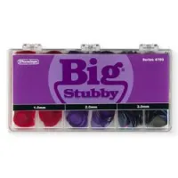Dunlop 4750 stubby big display  коробка с медиаторами, 1.0, 2.0, 3.0 мм по 48 шт, 144 шт