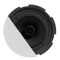 AUDAC CIRA840DI/W Двухполосная встраиваемая акустическая система, НЧ: 8", ВЧ: 1". Мощность (16 Ом): RMS - 40 Вт. Цвет: Белый.