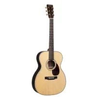 Martin OM-28E MODERN DELUXE  электроакустическая гитара с кейсом, Folk, цвет натуральный