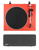 Комплект "Проигрыватель винила Premiera ECO BT Red + Саундбар Premiera ES-422A" (цвета в ассортименте)