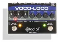 Radial voco-loco  напольный предусилитель для вокала и инструментов с петлей эффектов