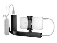 IK MULTIMEDIA iKlip A/V бродкаст держатель со встроенным предусилителем и держателем для смартфонов и компактных камер