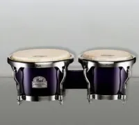 Pearl pwb-100dx/ 521  primero pro wood bongo, бонго 7"/ 8,5", цвет midnight fade