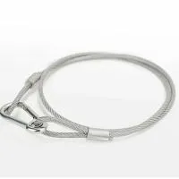 Showlight TRS80 тросик страховочный, силиконовая оболочка, длина 80 см, диаметр 4 мм, нагрузка 100 к, шт